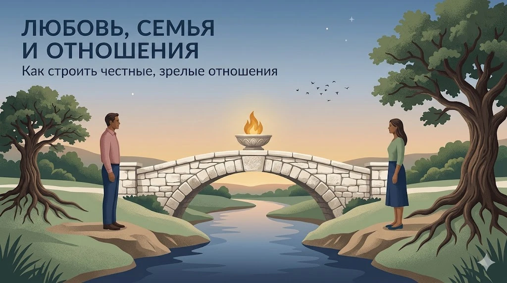 Семья, сидящая вместе за столом в тёплой атмосфере